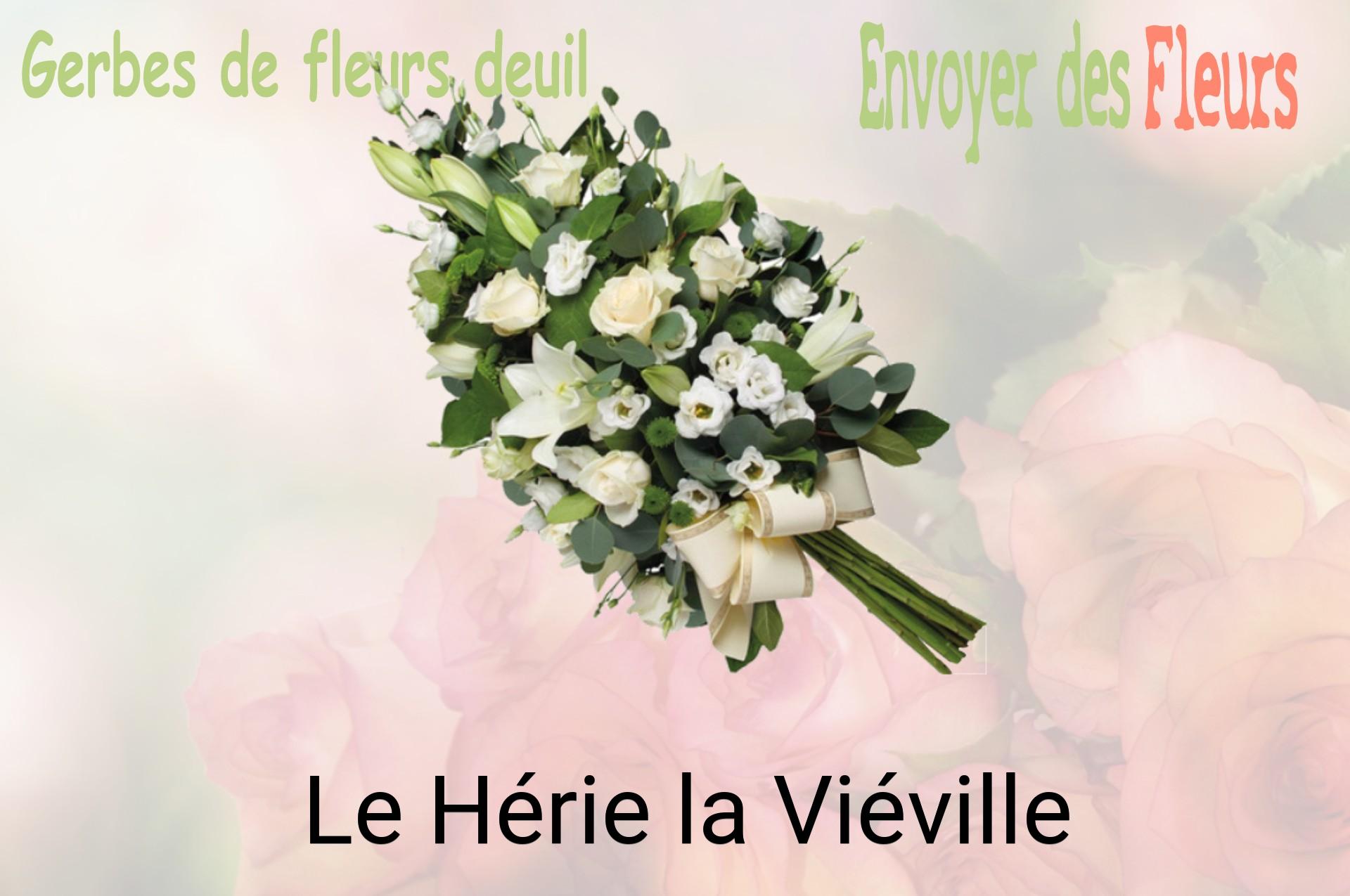 Gerbe de fleurs de deuil livrée à Le Hérie-la-Viéville
